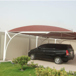 Down Support Cantilever Car Parking Shades
